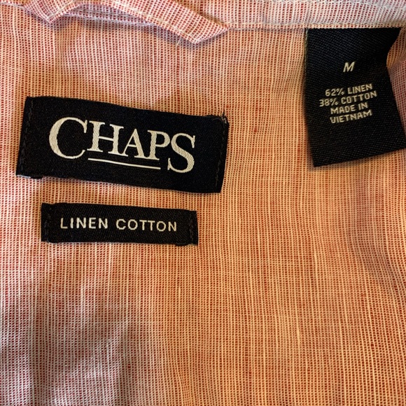 Men’s short sleeve button down linen shirt - Picture 7 of 7